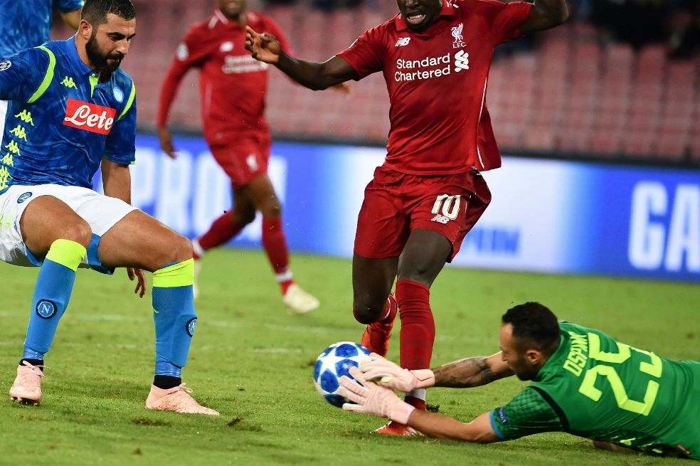 David Ospina, titular en la victoria del Napoli ante Liverpool