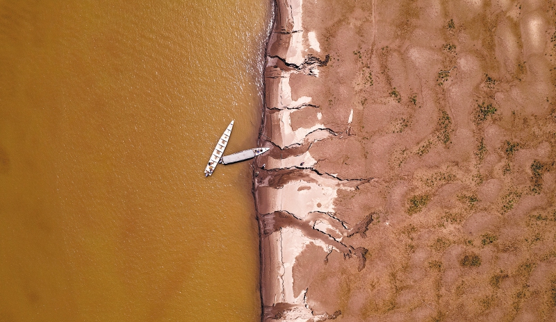 Escasez de agua y altas temperaturas: avanza la sequía en la Amazonia