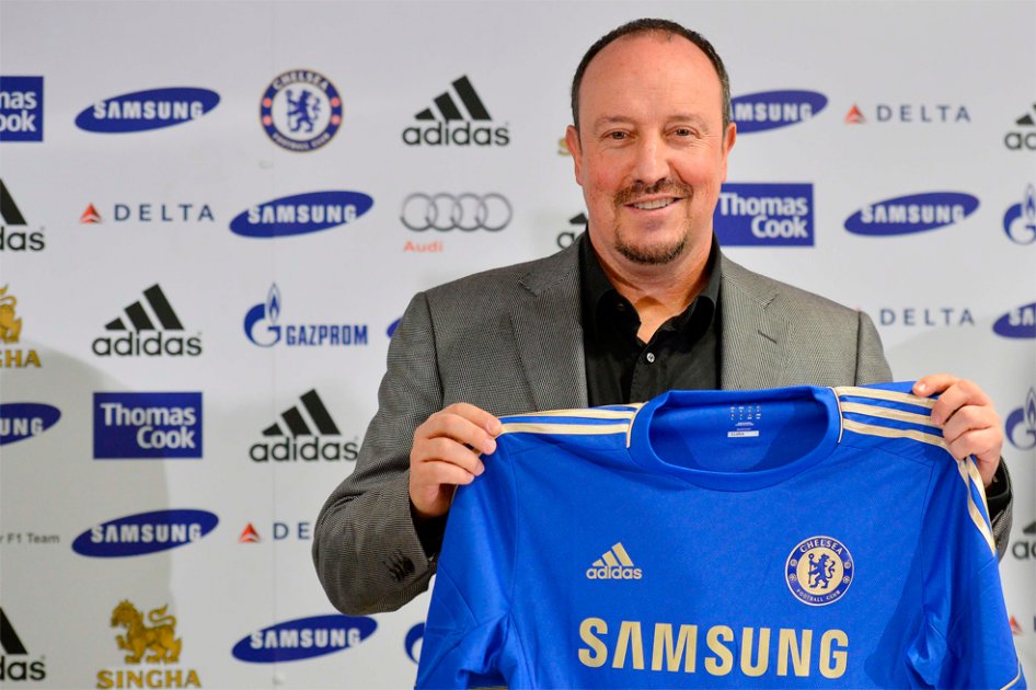 Rafael Benítez ya fue presentado como nuevo técnico del Chelsea