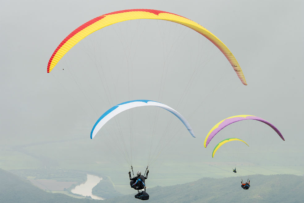 Las postales que deja la Copa del Mundo de Parapente que se disputa en Roldanillo