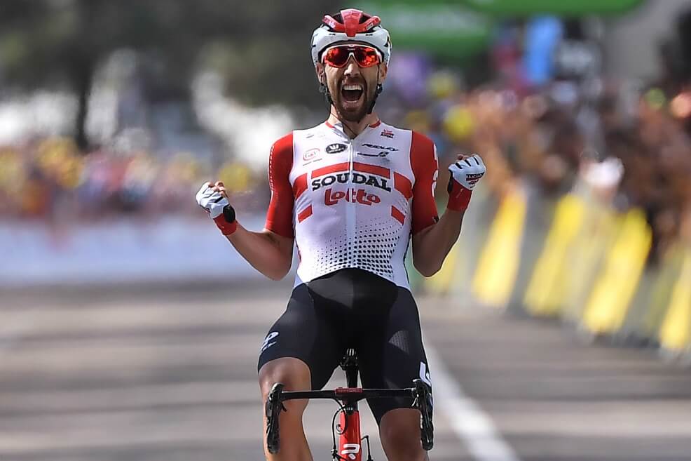 Thomas De Gendt ganó la octava etapa en un Tour en el que Alaphilippe volverá a ser el líder