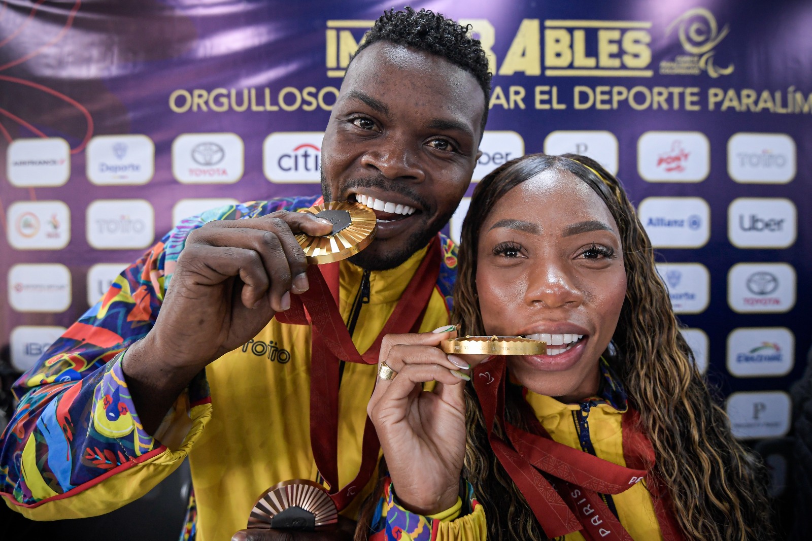 En imágenes: Colombia recibió a los medallistas de los Juegos Paralímpicos