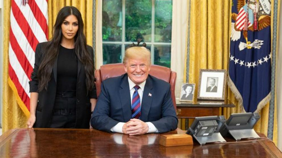 Kim Kardashian, presente en la reunión entre Donald Trump y Kanye West