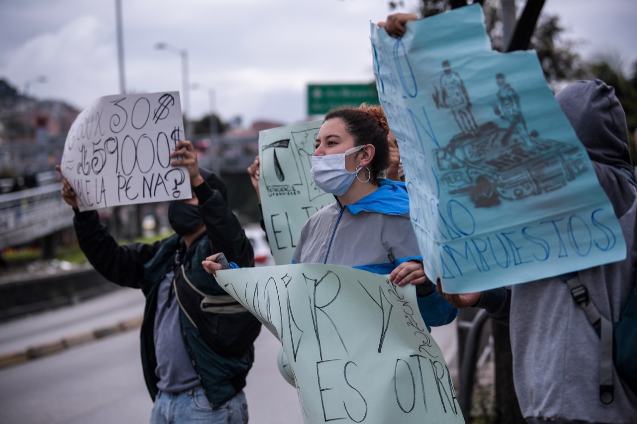 Varias de las protestas en rechazo al aumento en la tarifa fueron pacíficas.
