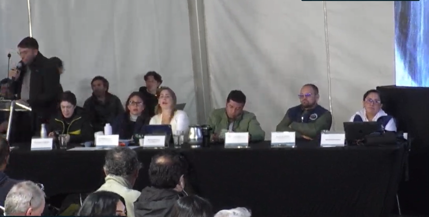 Denuncian amenazas a líderes sociales durante audiencia ambiental en La Calera