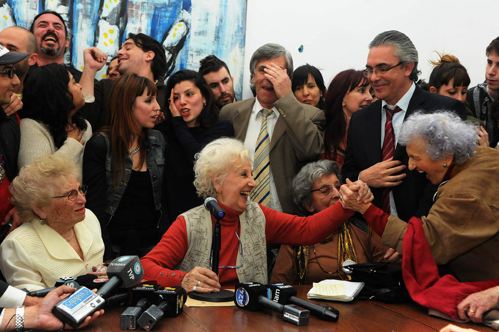 Estela y su nieto