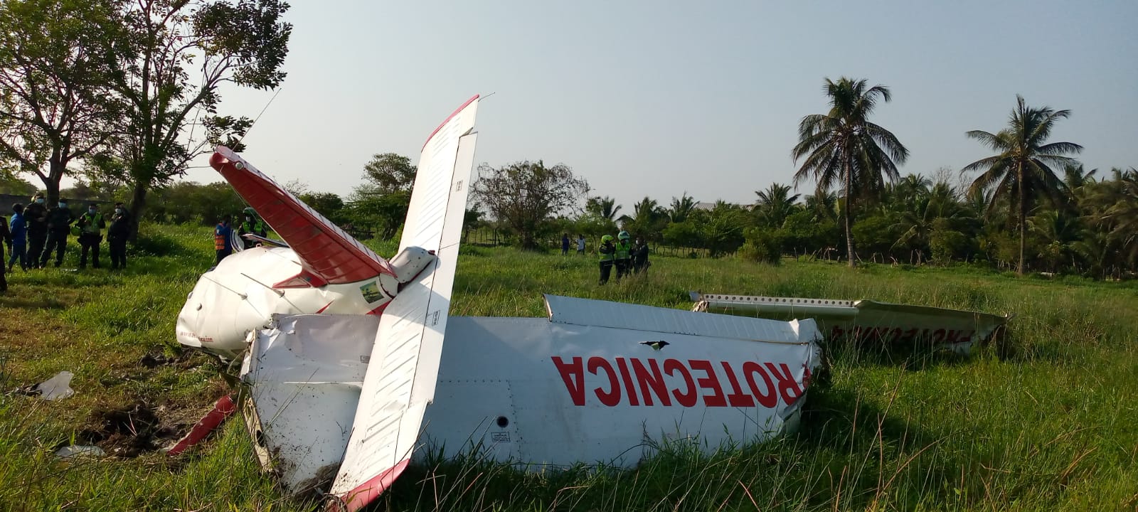 Aeronave cayó cerca al aeropuerto Ernesto Cortissoz de Barranquilla