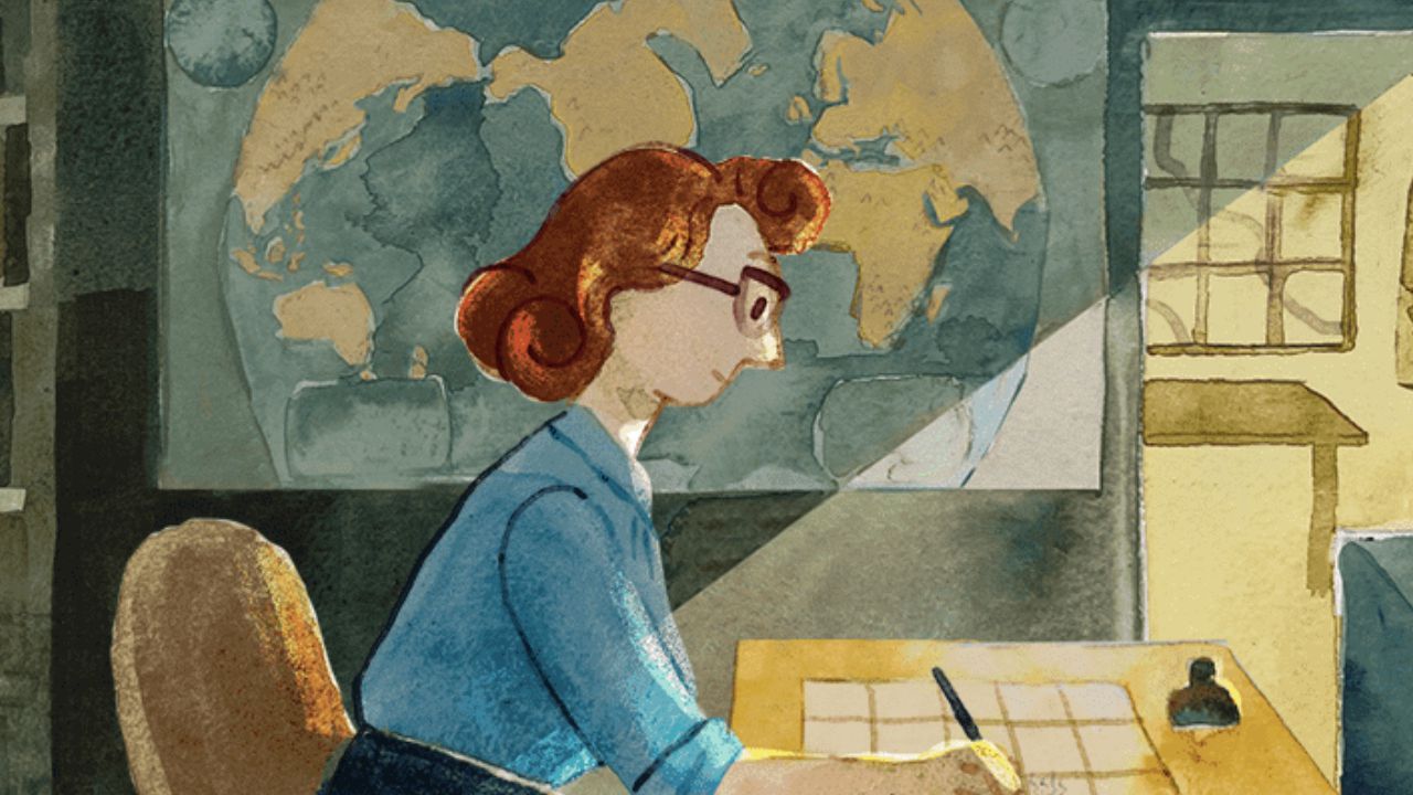 Marie Tharp, la geóloga a la que Google rinde homenaje