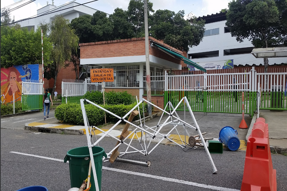 Se registran disturbios en la Universidad Industrial de Santander