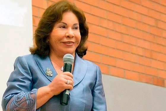 La líder espiritual de la Iglesia de Dios Ministerial de Jesucristo Internacional, María Luisa Piraquive.