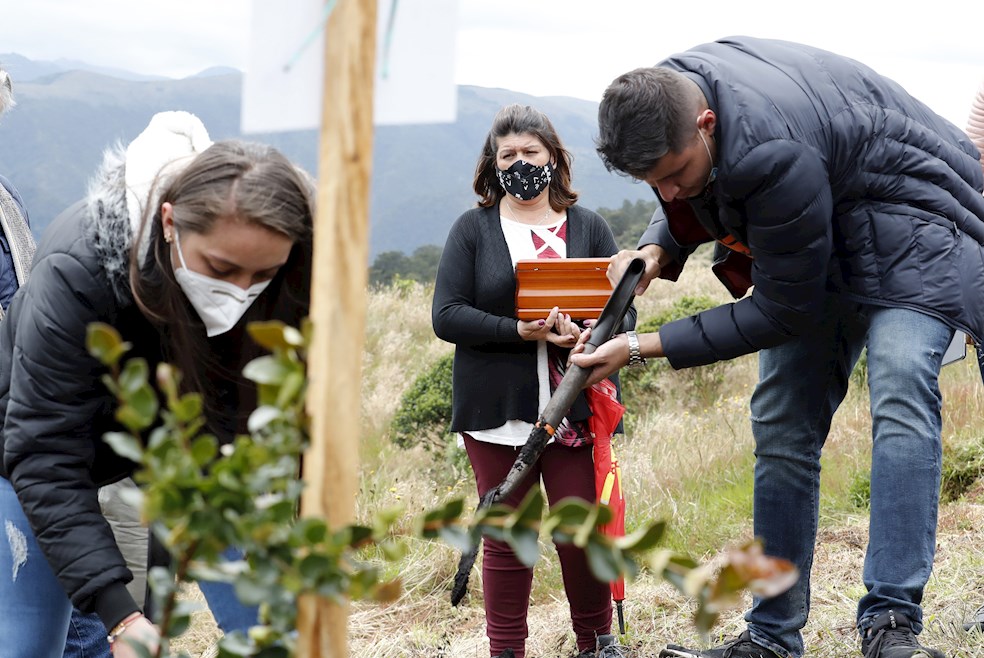 El páramo que se convirtió en un nuevo hogar para las víctimas mortales del COVID