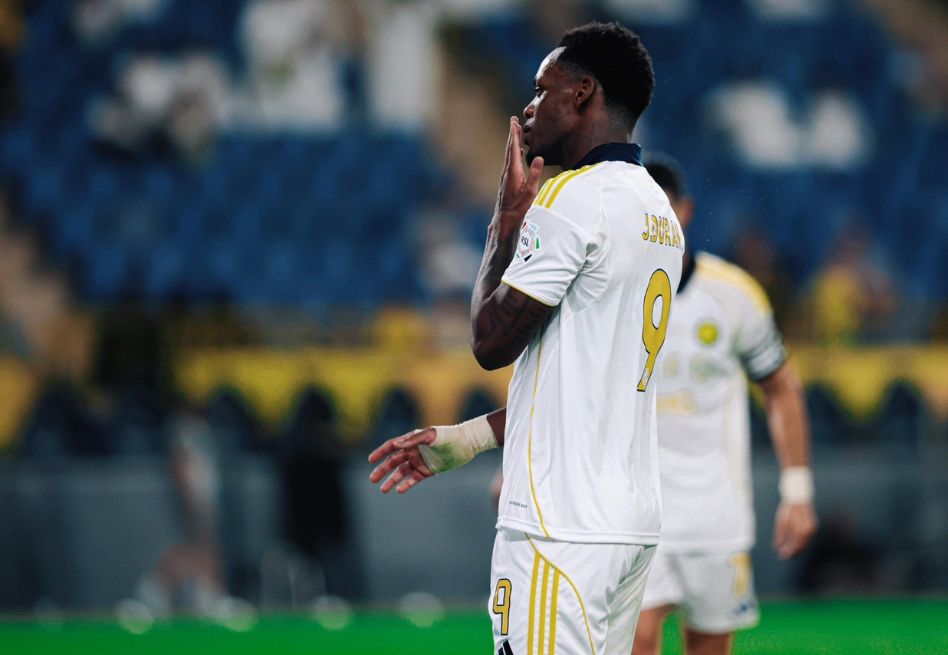 Jhon Jader Durán marcó en la victoria de Al Nassr en la liga saudí: video