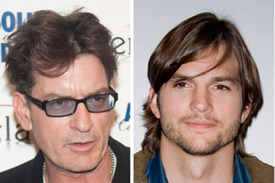 Charlie Sheen y Ashton Kutcher llegan a la TV latina