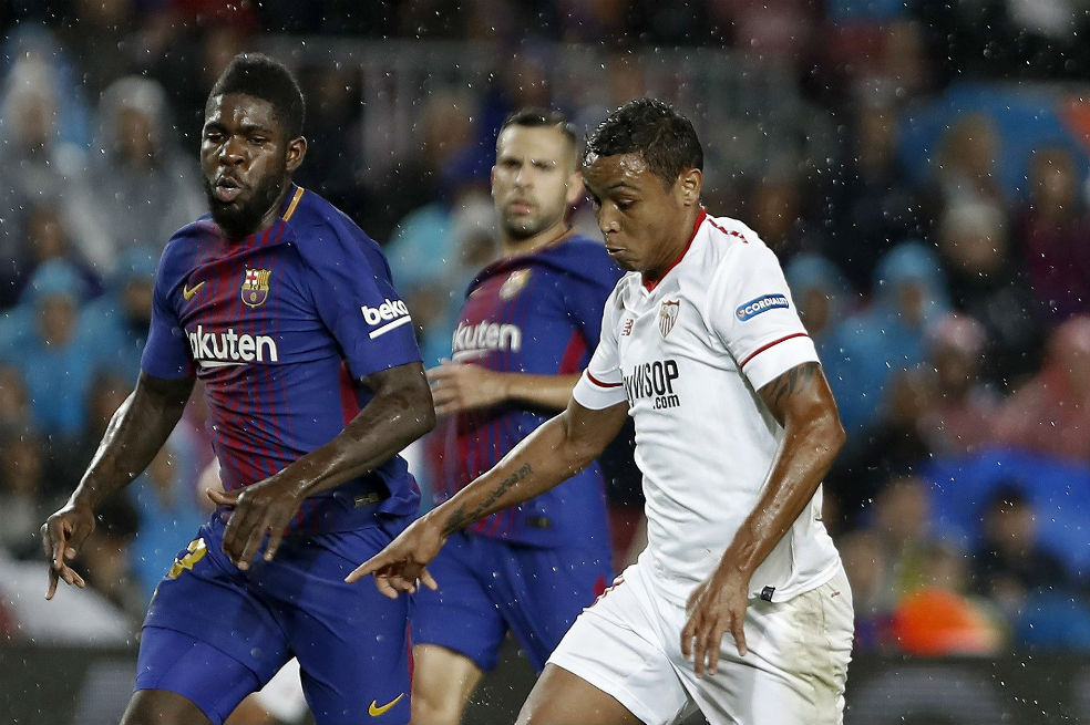 Muriel se destaca frente al Barcelona pero sale con molestias