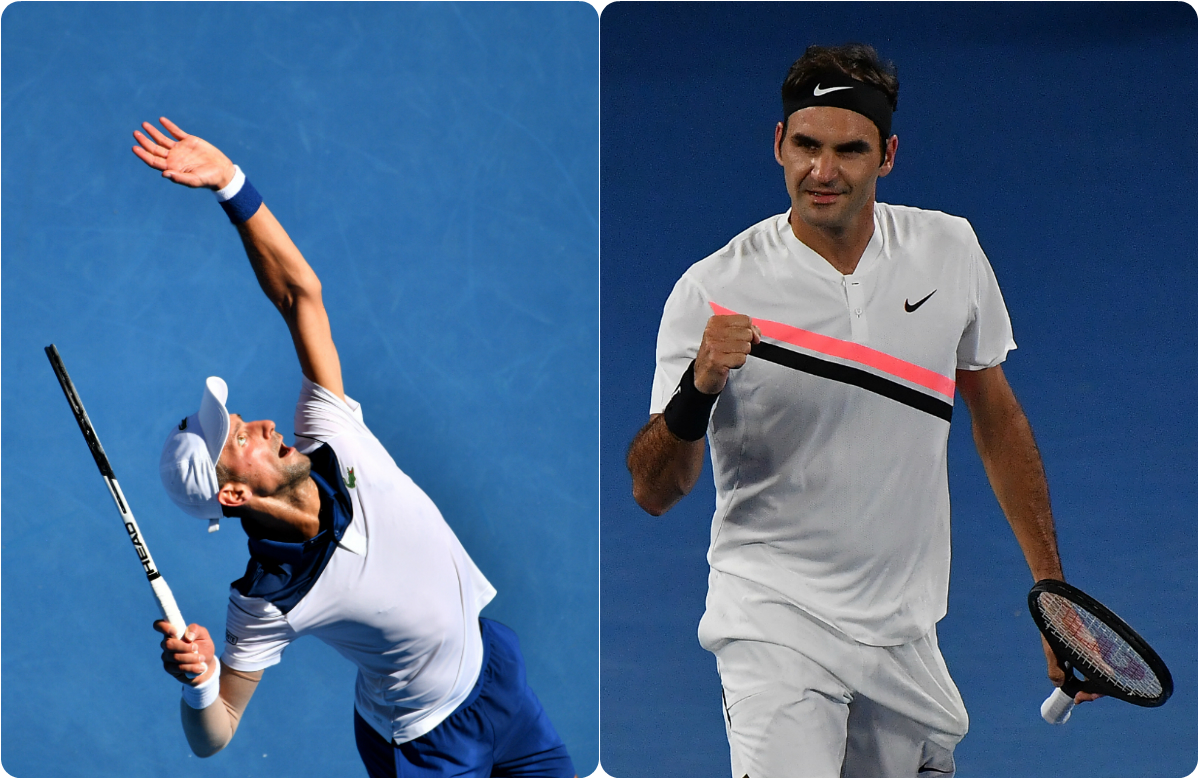 Djokovic y Federer avanzaron a tercera ronda en el Abierto de Australia