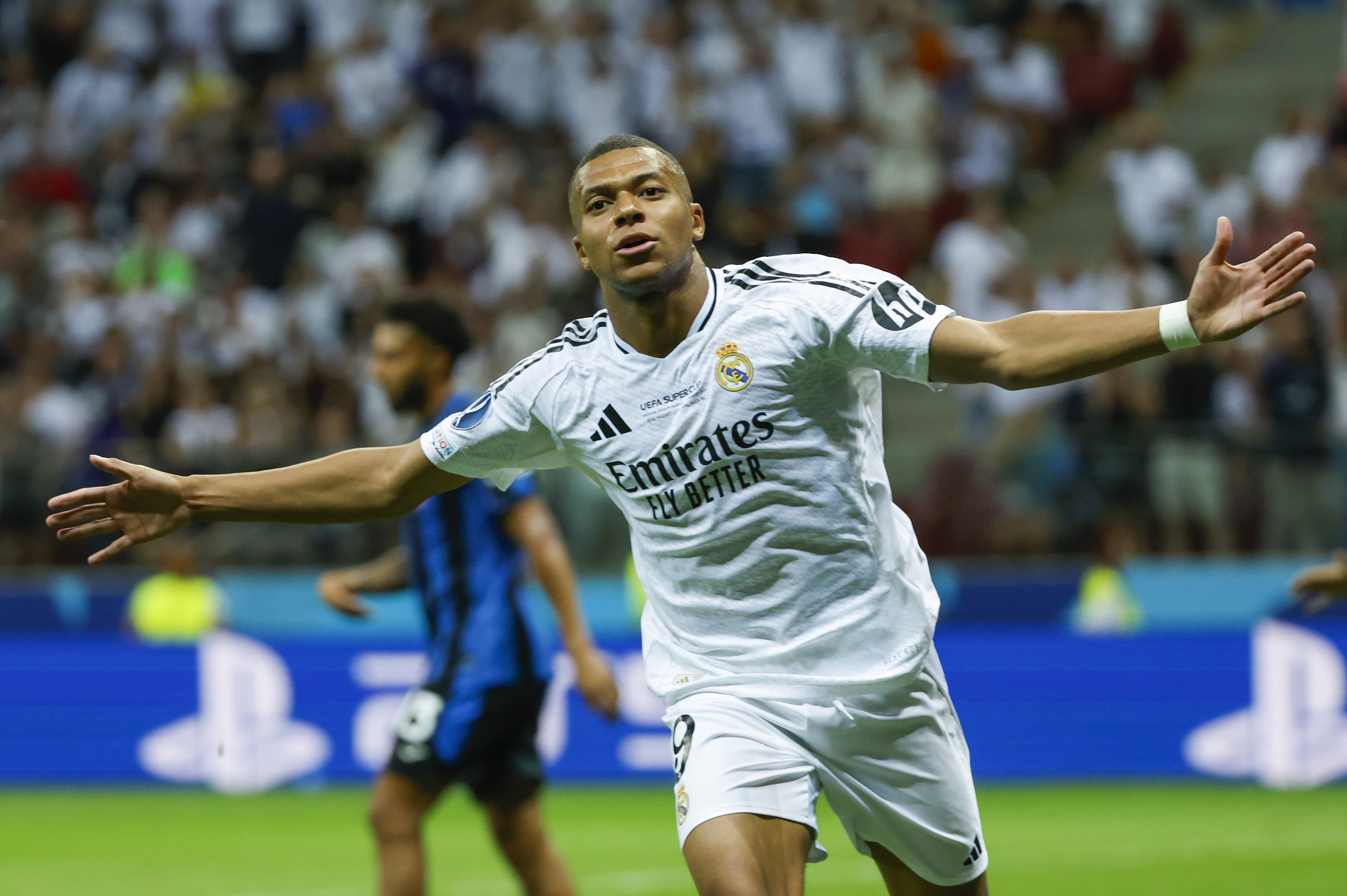 ¡Debut goleador! Vea la primera anotación de Kylian Mbappé con Real Madrid: video
