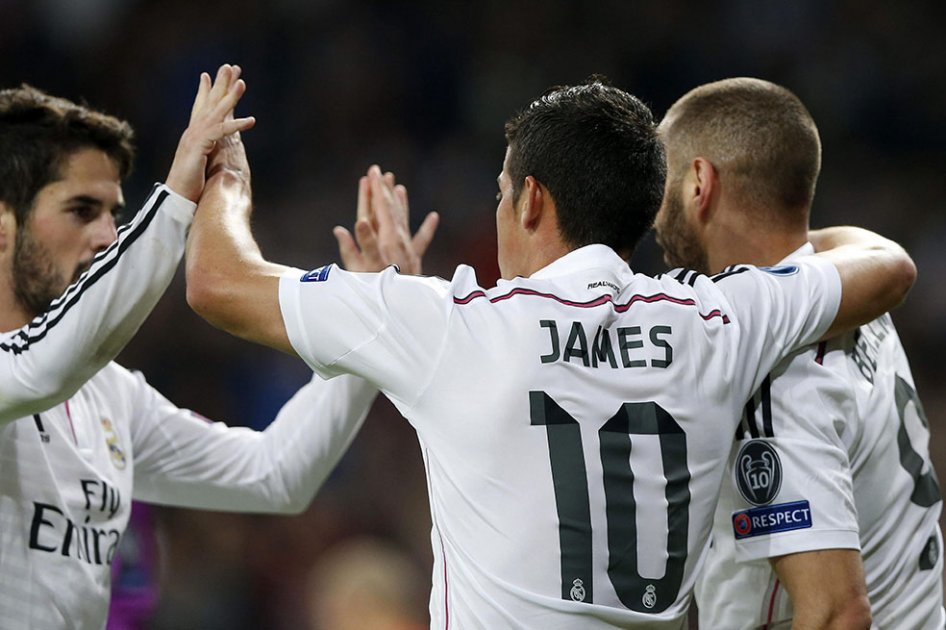 Más de la mitad de los hinchas del Real apoyan la titularidad de James