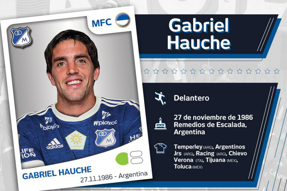 Así juega Gabriel Hauche, el nuevo refuerzo de Millonarios