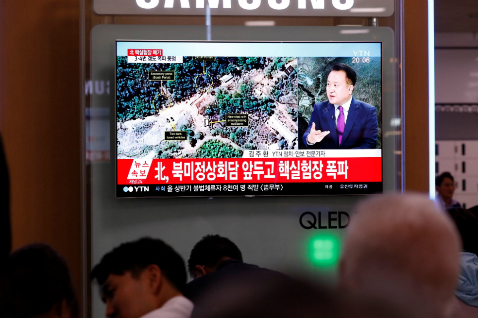 Corea del Norte desmanteló su centro de pruebas nucleares