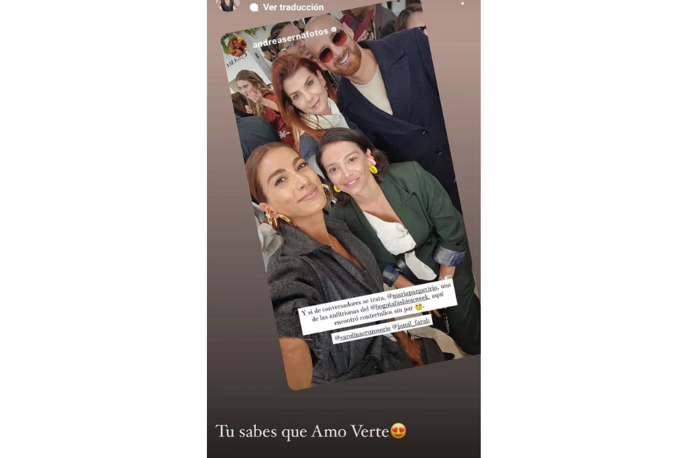 Carolina Cruz y la primera foto oficial con su novio Jamil Farah