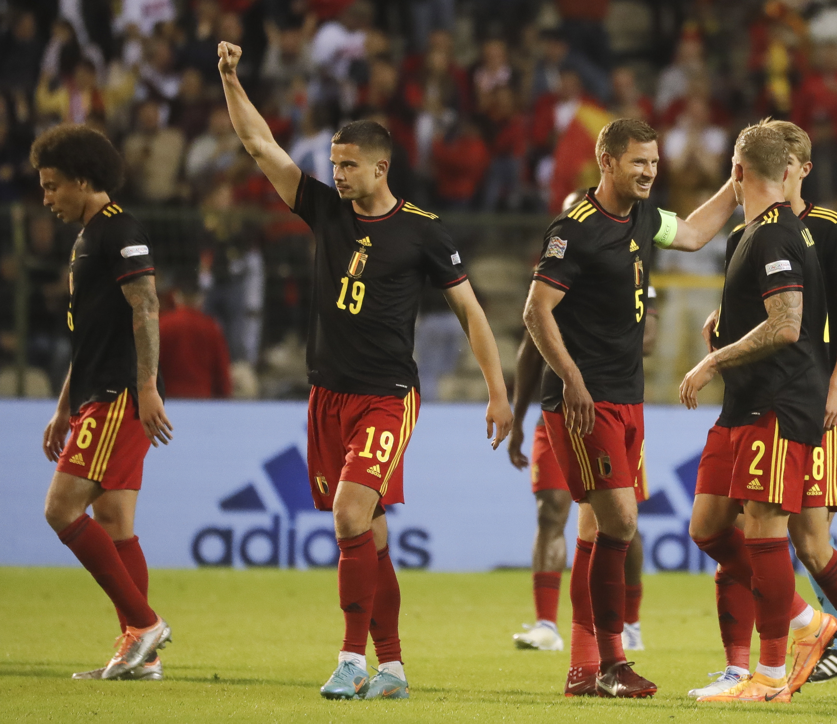 Liga de Naciones: paliza belga a Polonia y victoria de Paises Bajos contra Gales