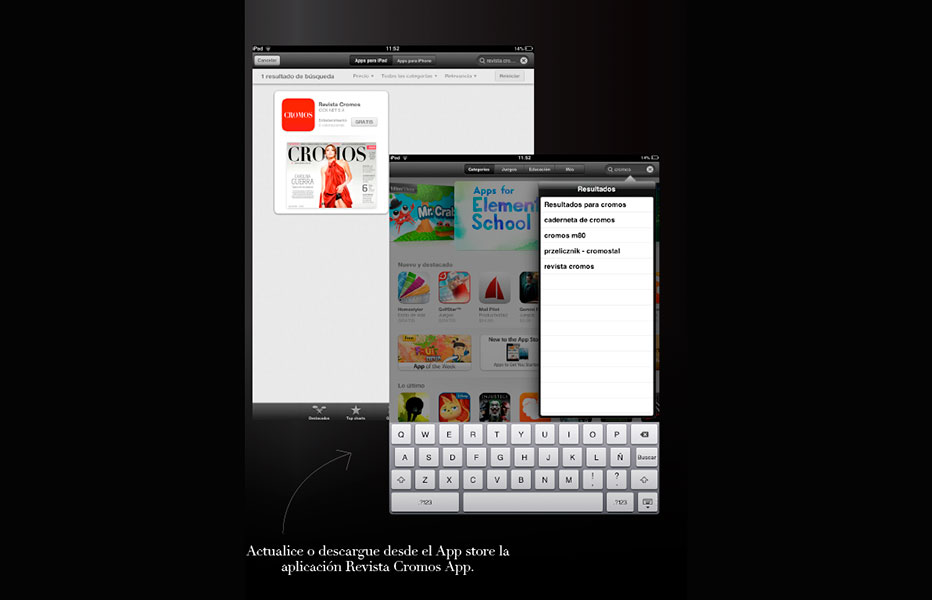 ¿Cómo descargar CROMOS en Ipad?