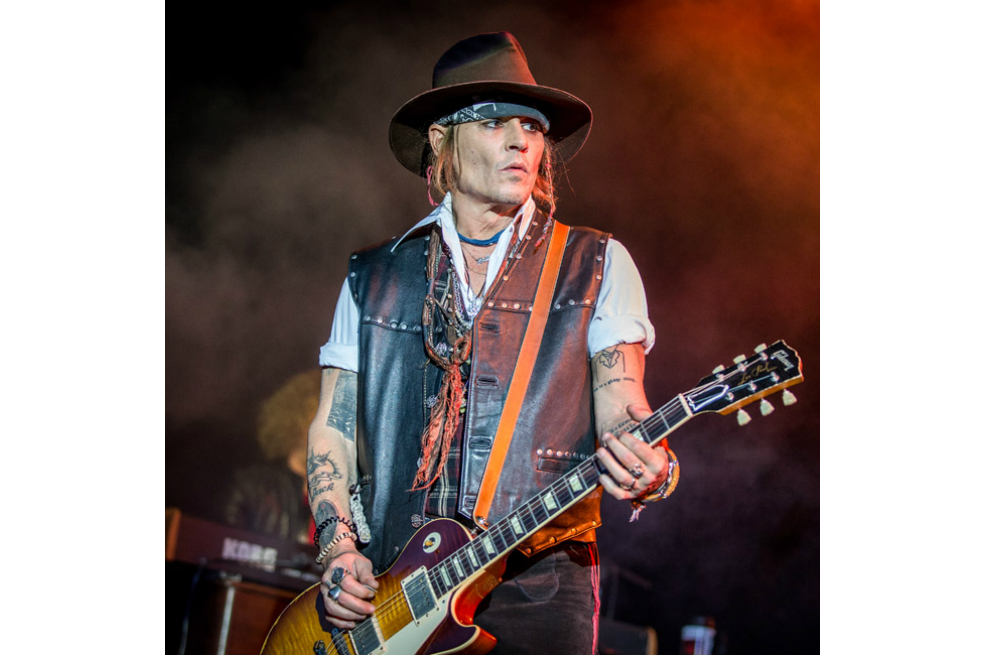 Johnny Depp se siente más libre en la música que en el cine