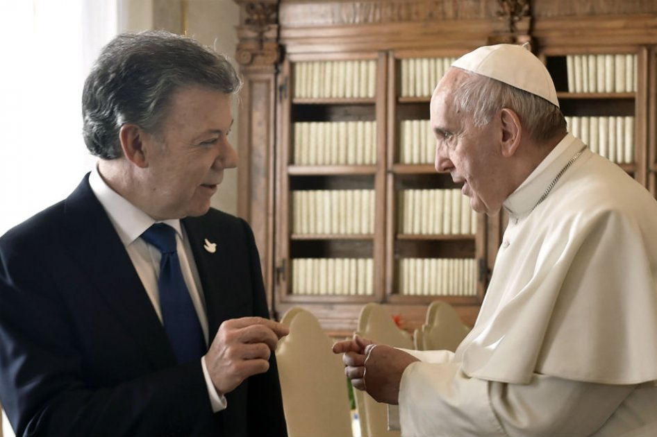 El papa Francisco y el presidente Santos se reunirán el 28 de junio en el Vaticano