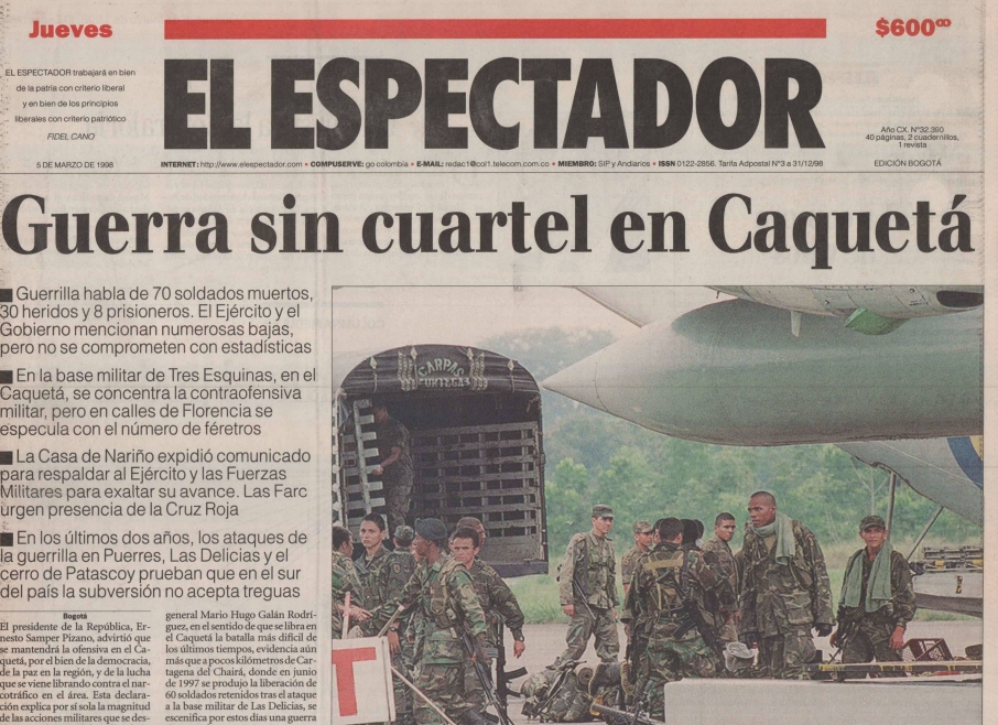 25 años de El Billar: los recuerdos de un sobreviviente a ese ataque de las Farc