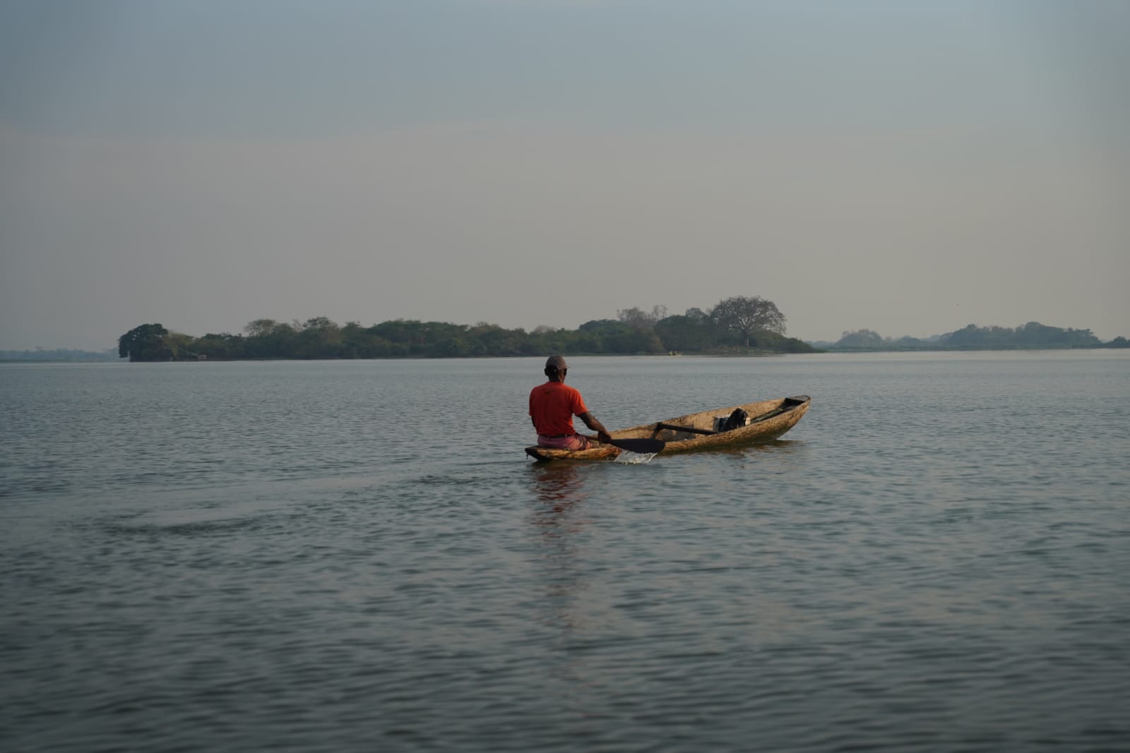 Pescador del Río Magdalena.