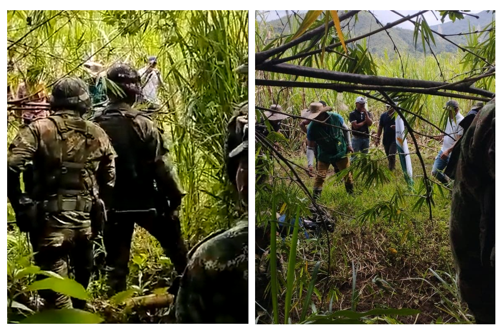 Comunidad impidió el paso del Ejército en zona rural de Jamundí, Valle