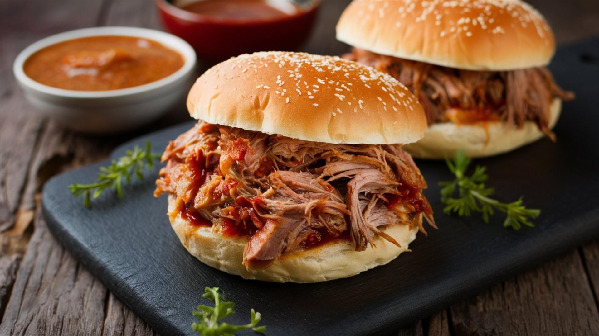 Receta de sándwich de cerdo BBQ