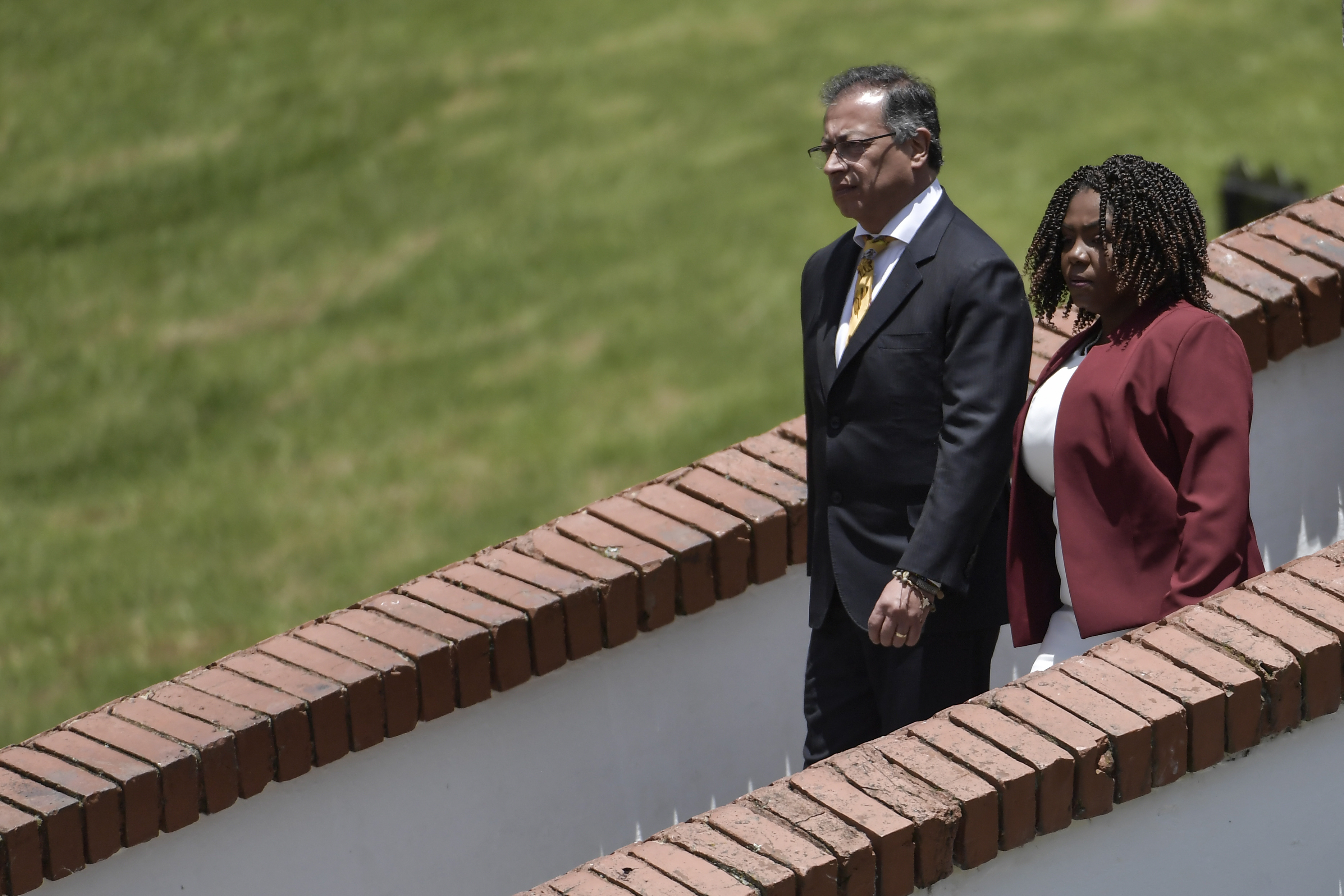 Presidente de Colombia durante la conmemoración de la Batalla de Boyacá con el batallón guardia presidencial 07 de agosto 2024
