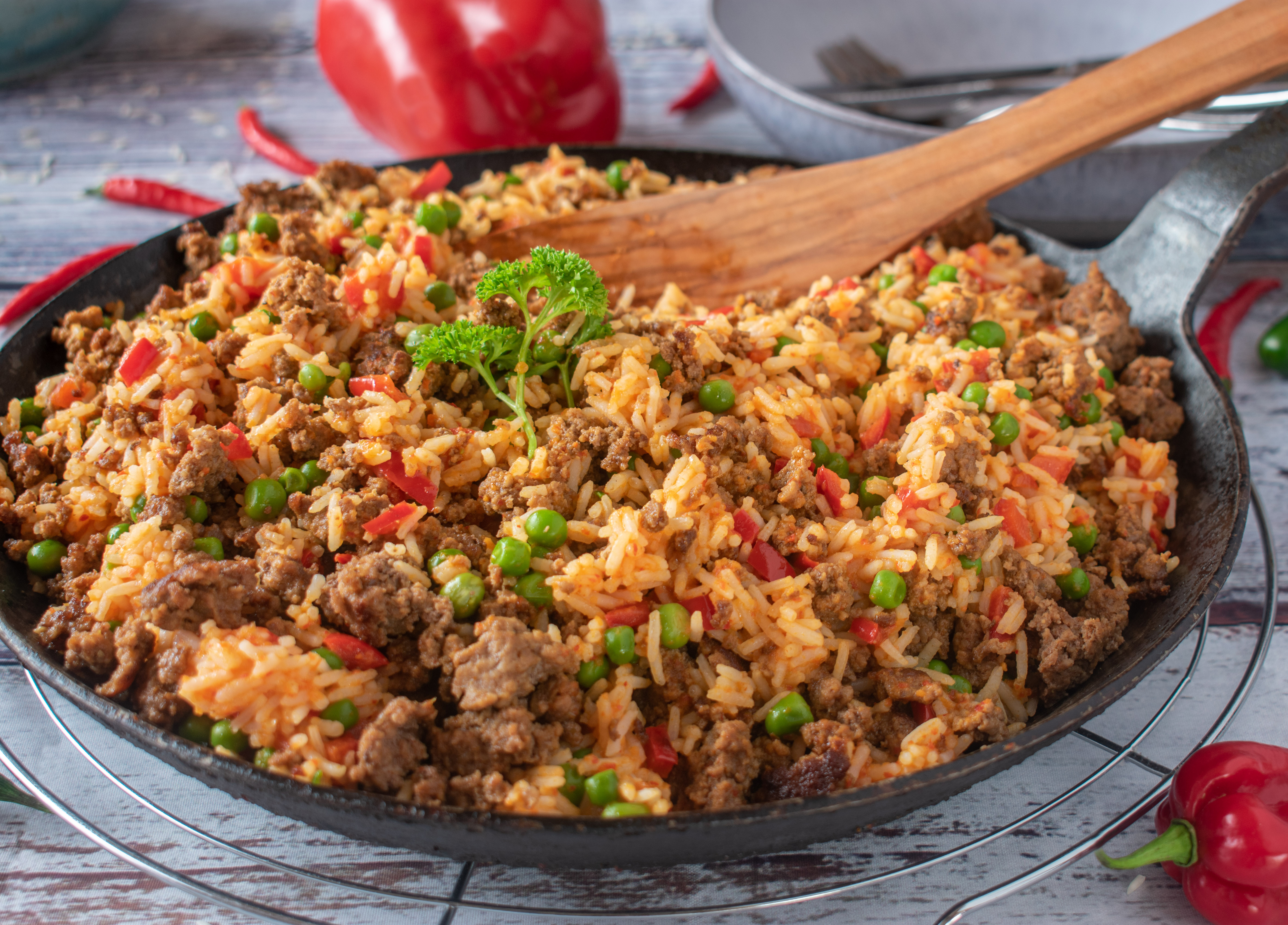 Arroz con chicharrón