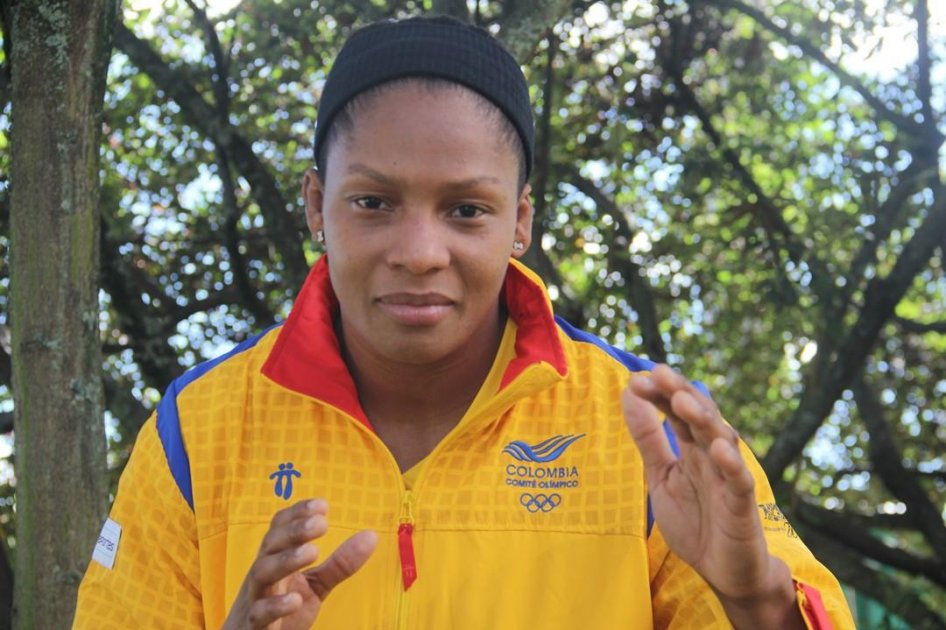 Yuri Alvear, judoca colombiana. Foto: Coc.org