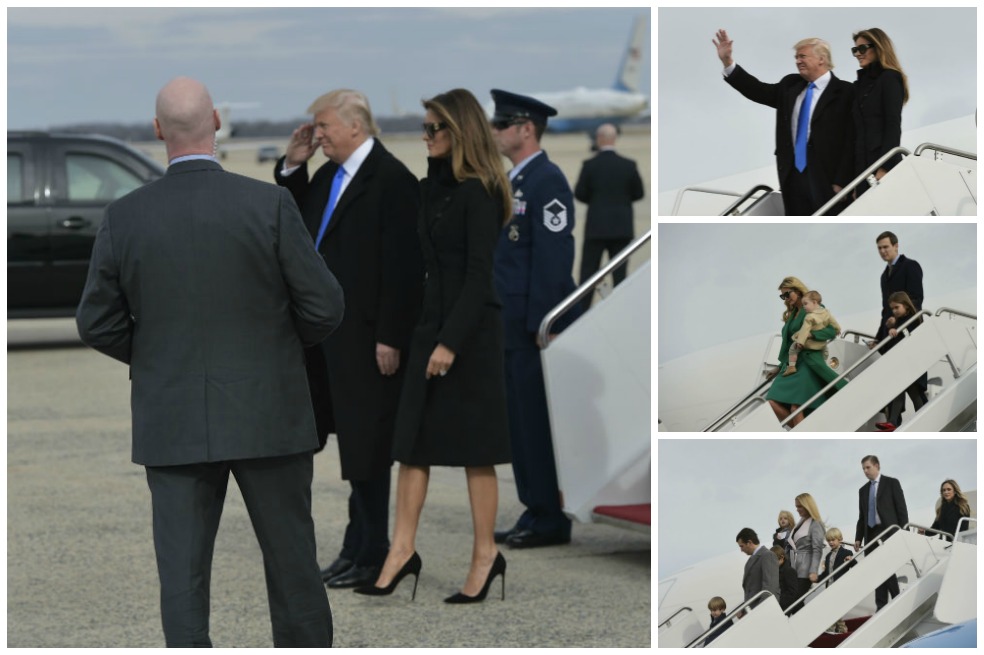 Familia Trump ya está en Washington para investidura presidencial de Donald Trump