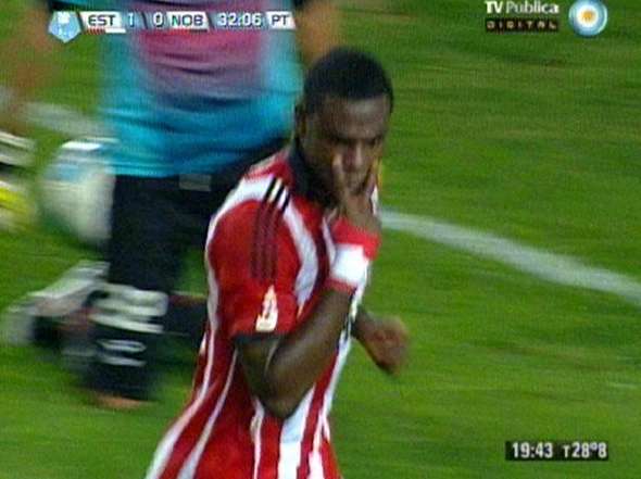 Duván Zapata anotó doblete en la derrota de Estudiantes
