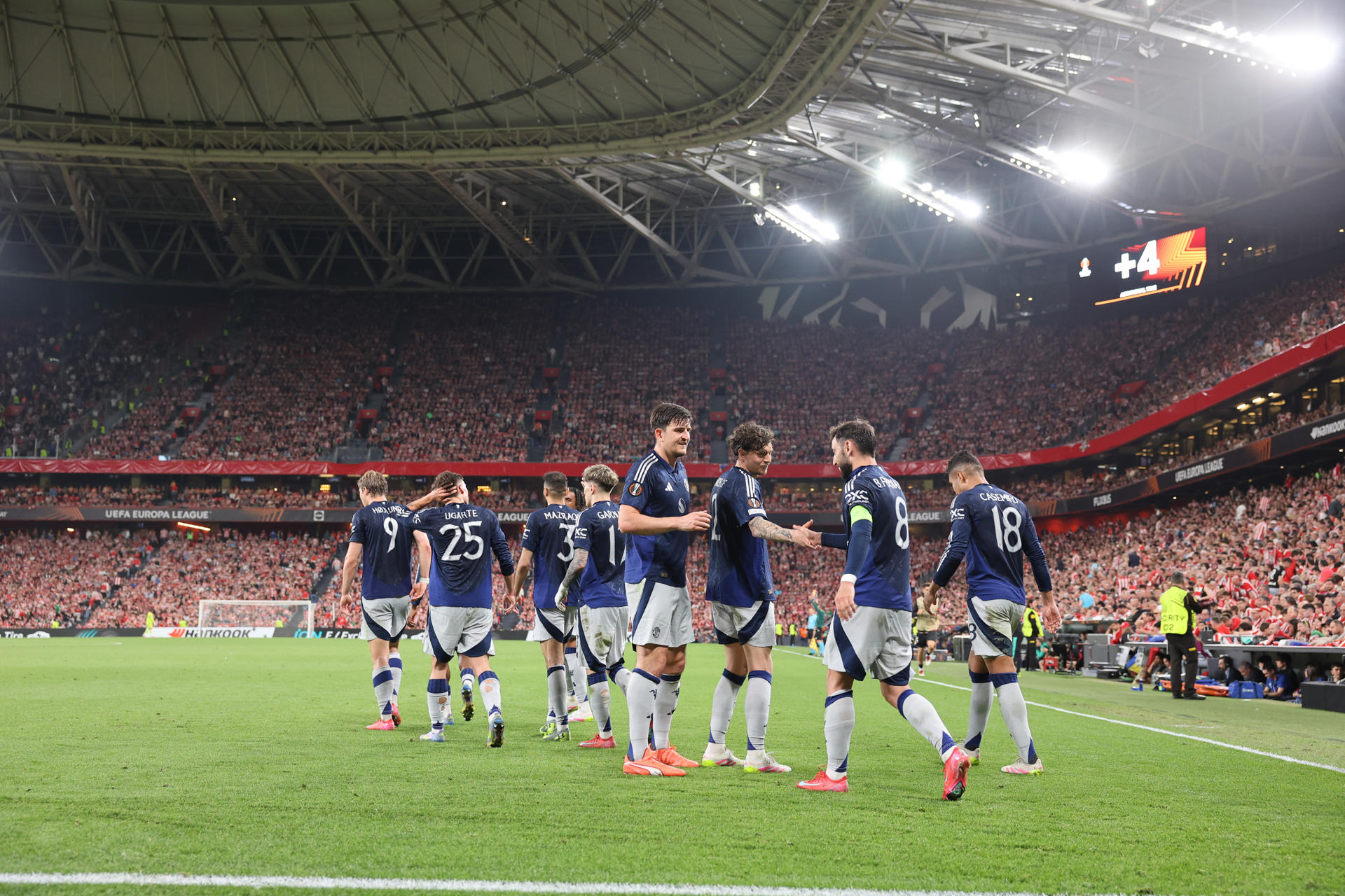Manchester United goleó a Athletic y quedó a un paso de la final de Europa League