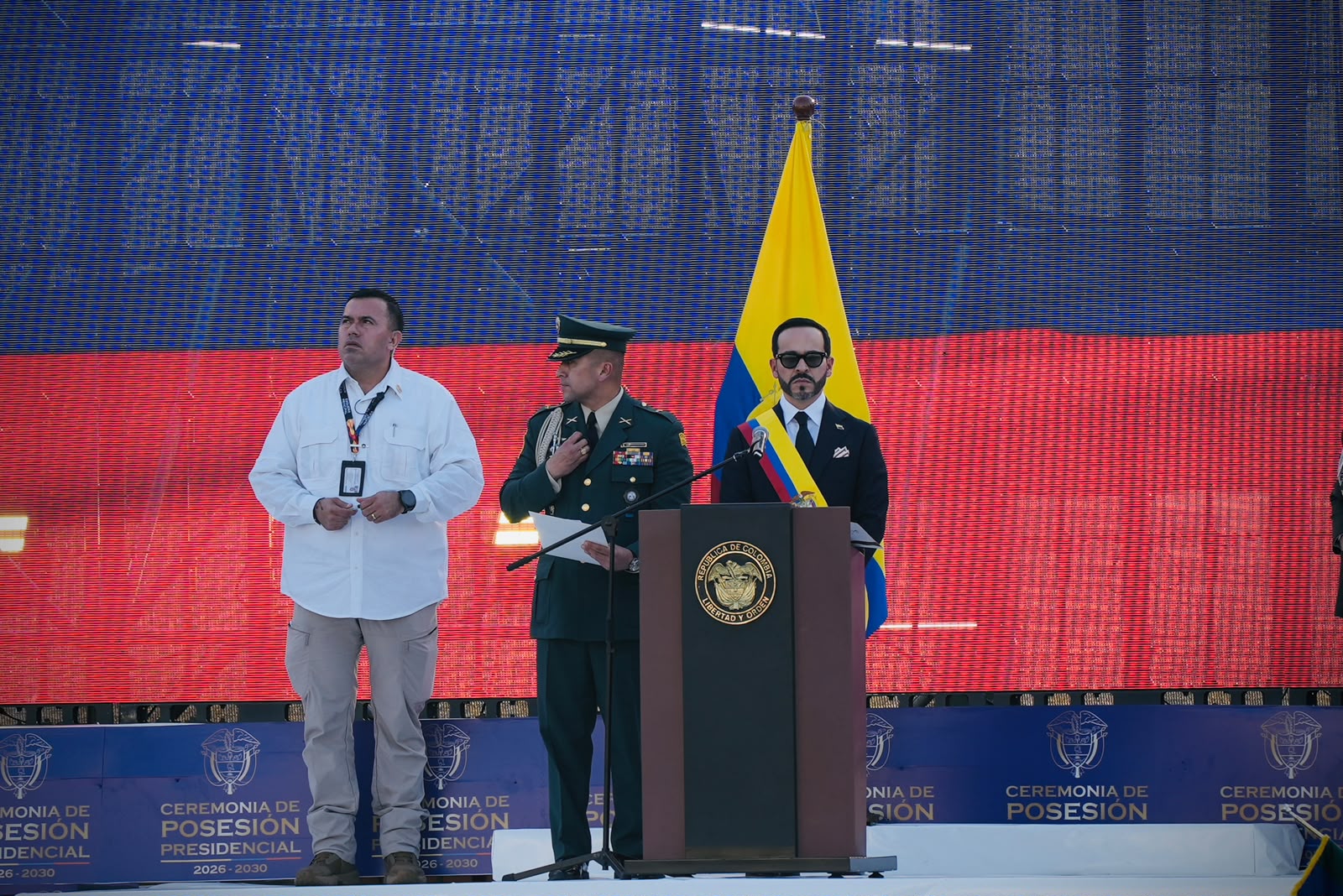 Abelardo de la Espriella dio sus primeras palabras como presidente.