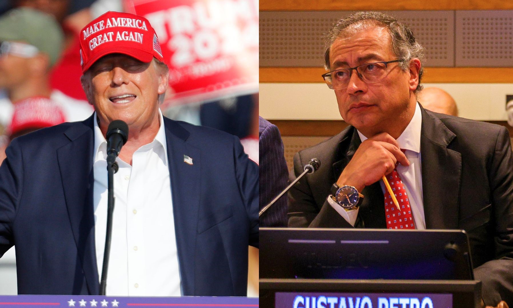 Petro rechazó comentarios contra Puerto Rico en evento de campaña de Donald Trump