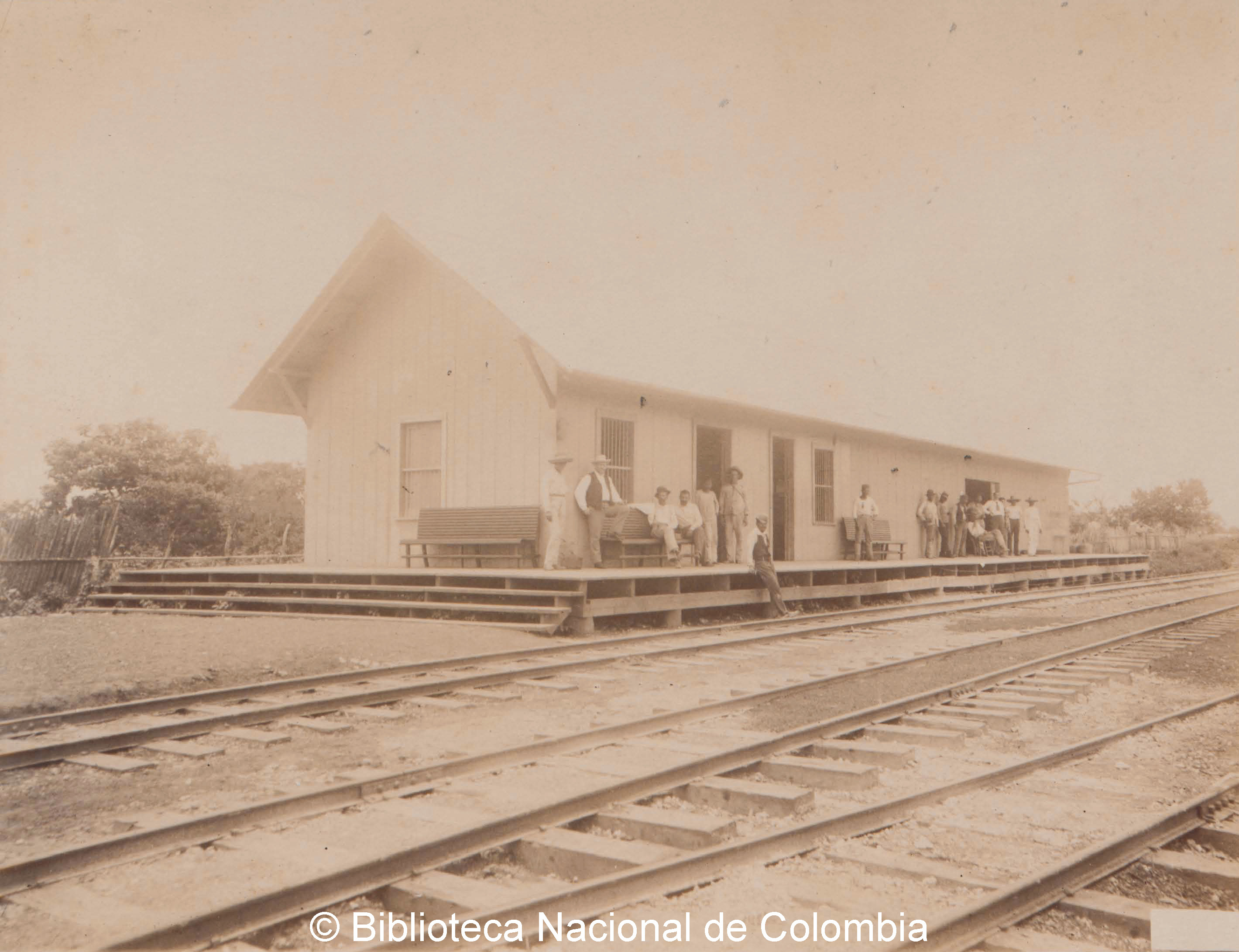 Estación de Arjona (Bolívar), Fondo Caro, Biblioteca Nacional de Colombia