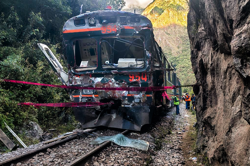 Otro accidente ferroviario: un muerto y 40 heridos en choque de trenes hacia Machu Picchu
