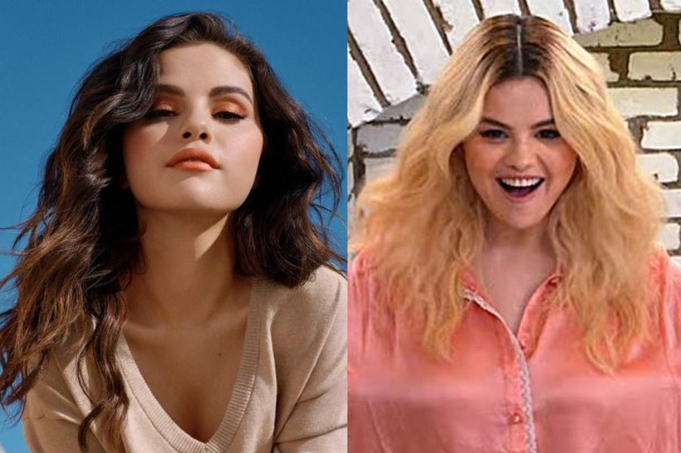 Selena Gómez se tinturó de un tono rubio.