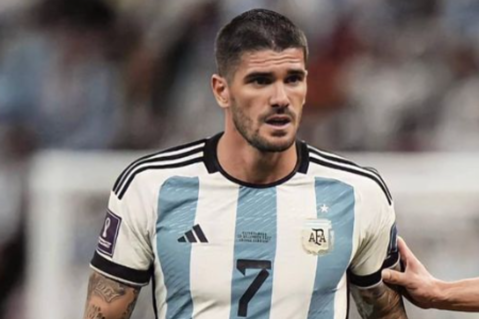 Rodrigo De Paul, de Argentina, fue elegido como el hombre más lindo de Catar 2022