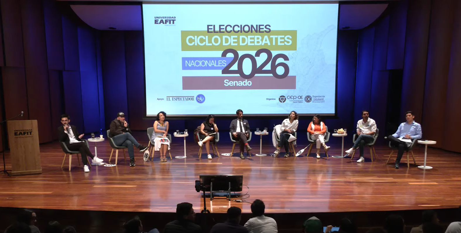 Candidatos al Senado le responden al país en debate de Eafit, El Espectador y Blu Radio