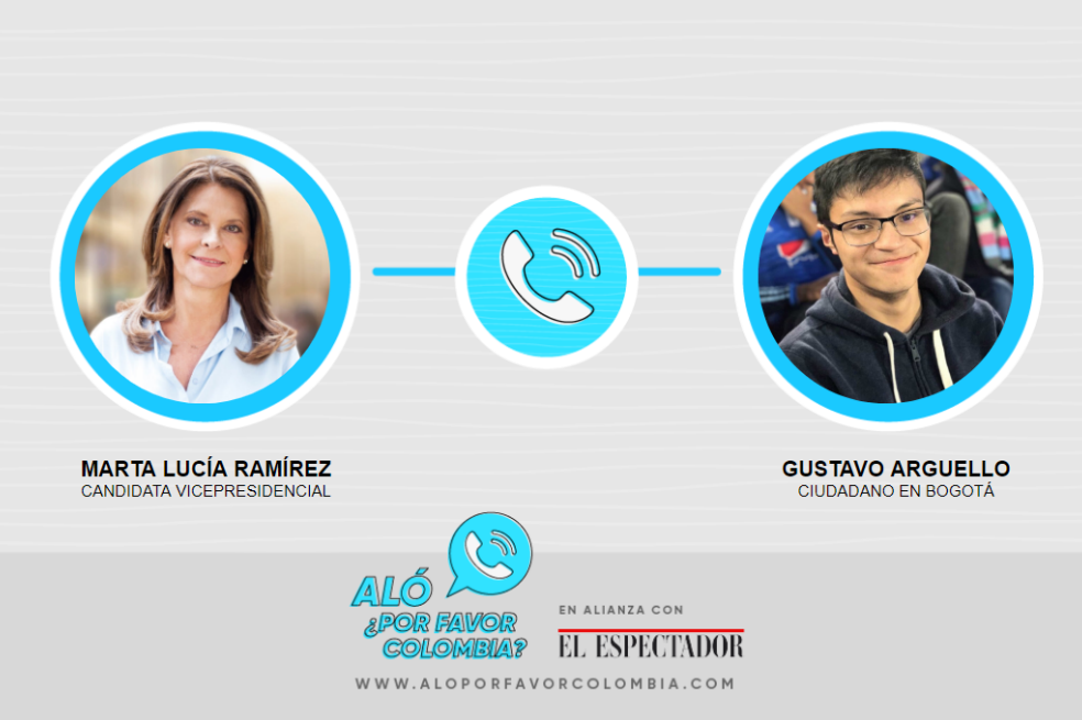 Estudiante discute su tesis con Marta Lucía Ramírez en el #RetoDelos10Minutos