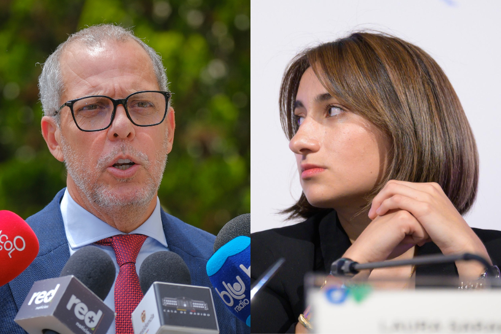 El jefe de Despacho de Presidencia, Alfredo Saade, y la ministra de Relaciones Exteriores, Laura Sarabia, protagonizan una disputa pública por la orden del presidente Gustavo Petro de sacar a Thomas Greg de la elaboración de pasaportes.
