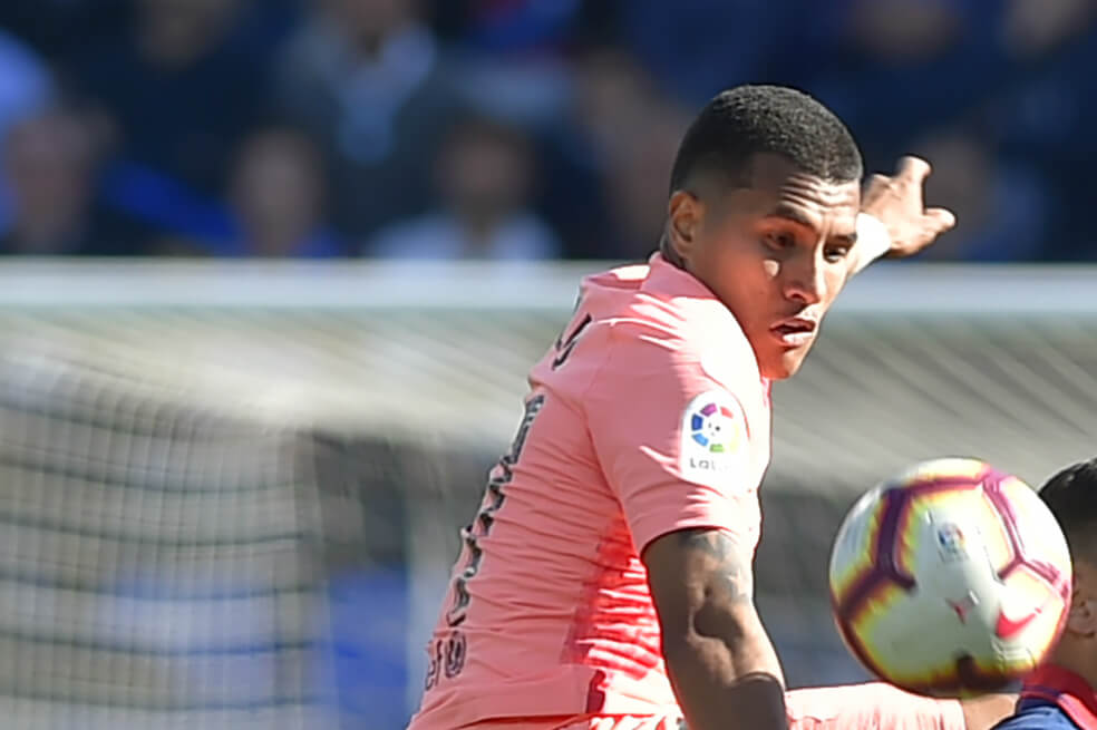 «Cucho» Hernández y Jeison Murillo, en el empate entre Huesca y Barcelona