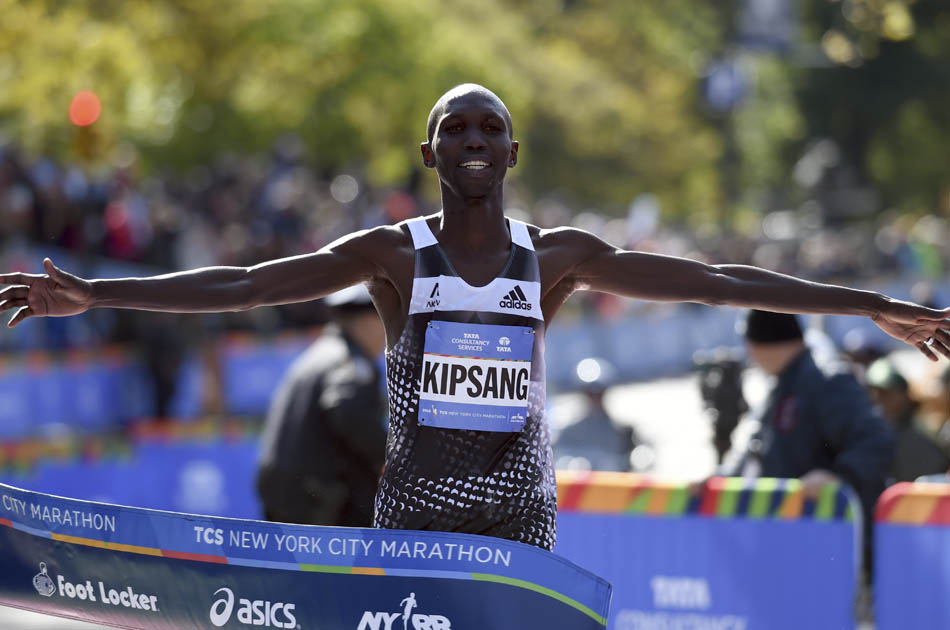 Wilson Kipsang ganó el maratón de Nueva York. Foto: AFP