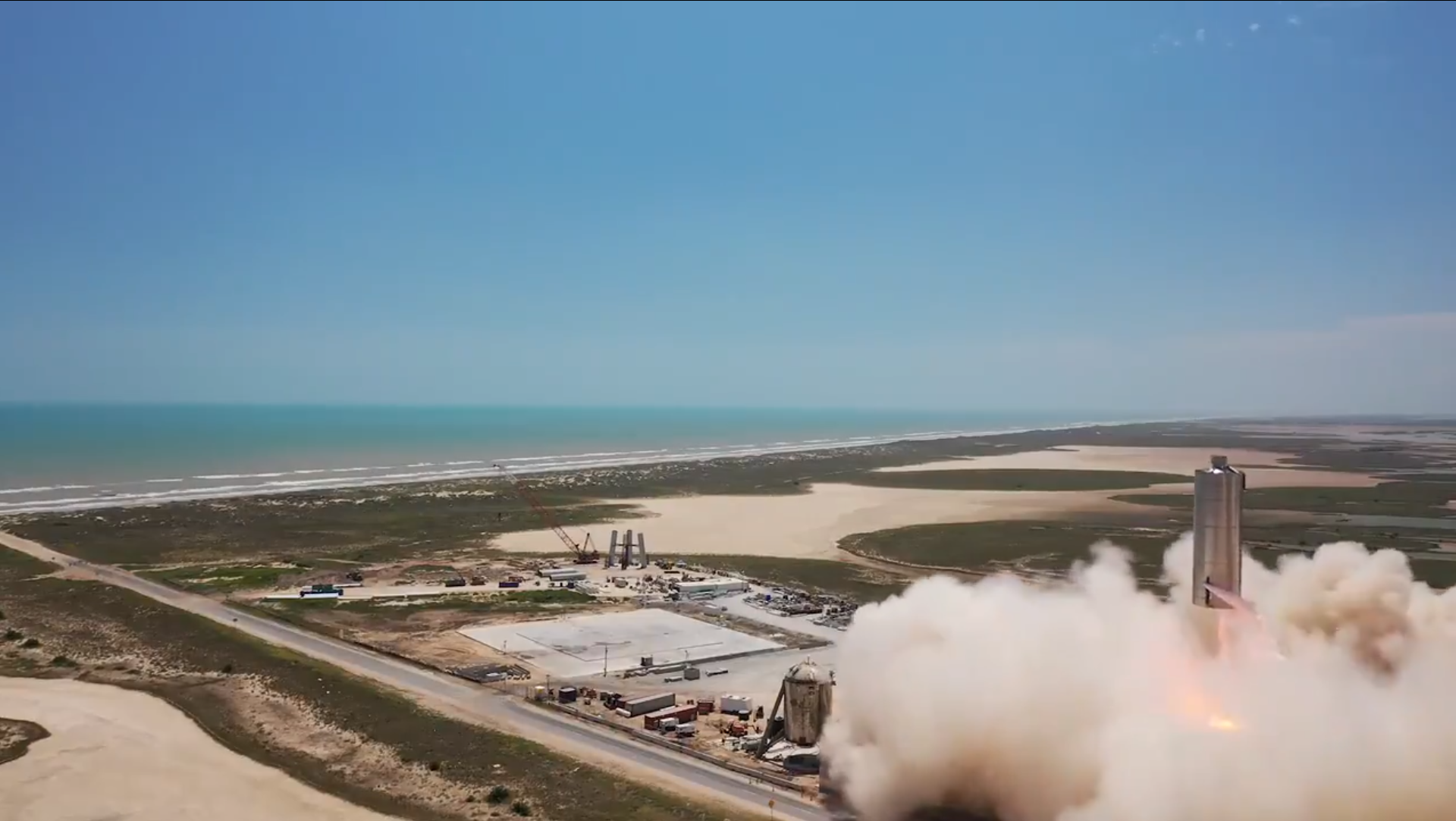 Así fue la prueba de vuelo del cohete interplanetario de Space X